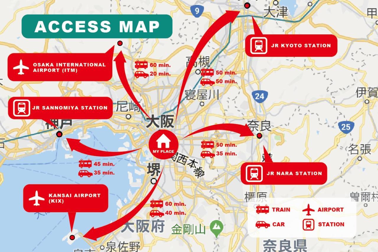 אוסקה Airspace Nipponbashi מראה חיצוני תמונה